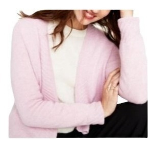 Charter Club Cashmere Open-Front Cardigan Chantilly Pink PS - Picture 1 of 3